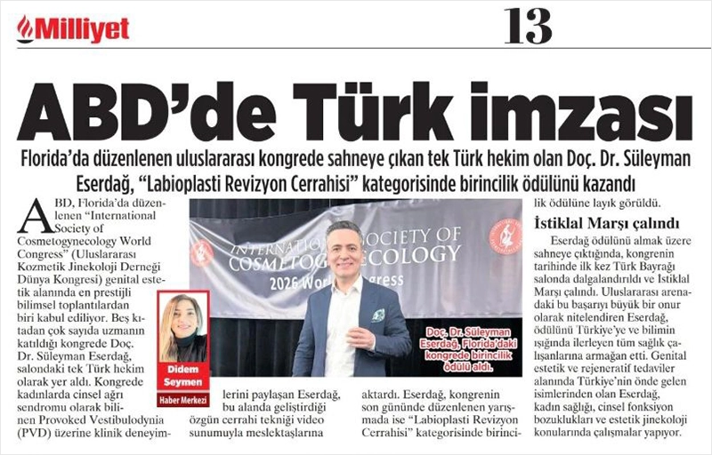 Labiaplasty Revision Surgery: A Turkish Signature by Eserdağ in the United States